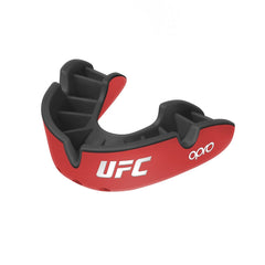 Opro Senior UFC Silver protector bucal, rojo-negro