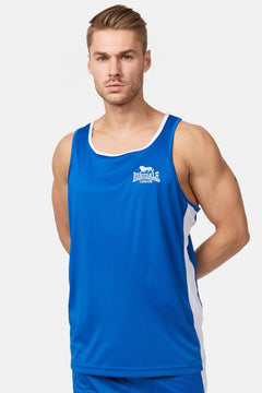 Lonsdale camiseta de boxeo sin mangas, azul