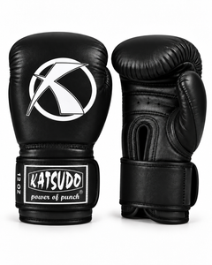 Katsudo Champion IV guantes de boxeo, negros
