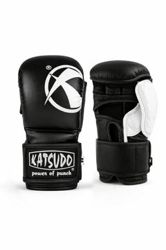 Katsudo Revenge guantes mma, negro blanco
