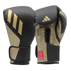 Adidas SPEED TILT 350V Pro guantes de boxeo, negro-dorado