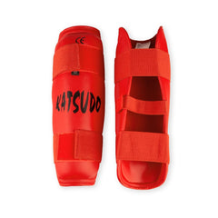 Katsudo Light protector de espinillas, rojo