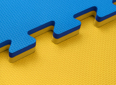 Katsudo Cross tatami, azul-amarillo