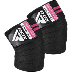 RDX vendaje de rodilla, negro-rosa