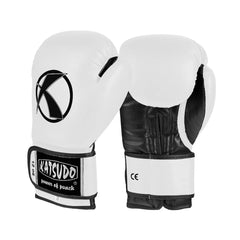 Katsudo Punch II guantes de boxeo, blancos