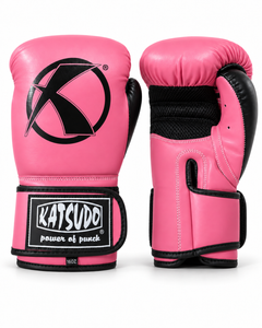 Katsudo Bloom guantes de boxeo, rosa negro