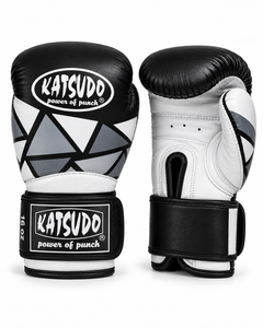 Katsudo Kink guantes de boxeo, negros