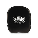 Katsudo Apple paos de boxeo de cuero, negros