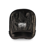 Katsudo Apple paos de boxeo de cuero, negros