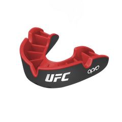 Opro Senior Silver UFC protector bucal, negro rojo
