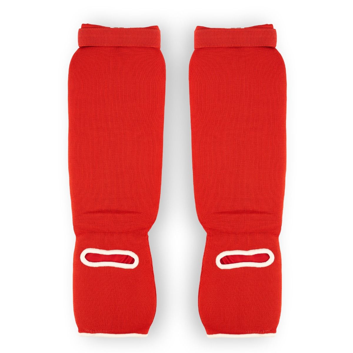 Katsudo Strike protectores de espinillas y empeine, rojos