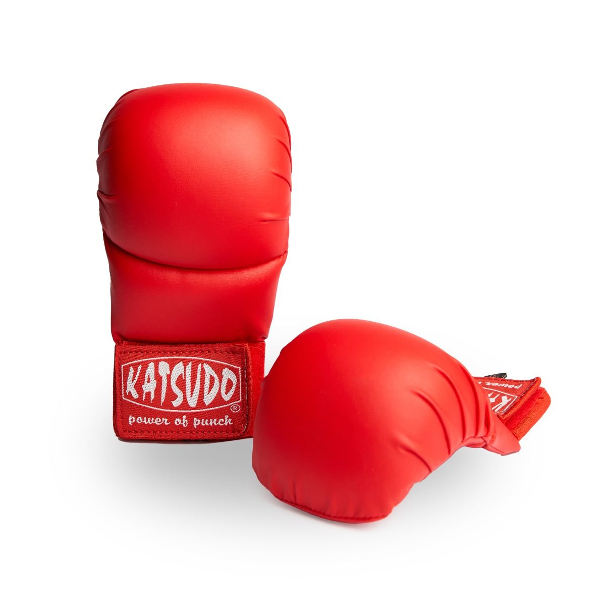 Katsudo Klasik guantes de karate, rojos