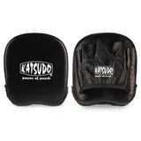 Katsudo Apple paos de boxeo de cuero, negros
