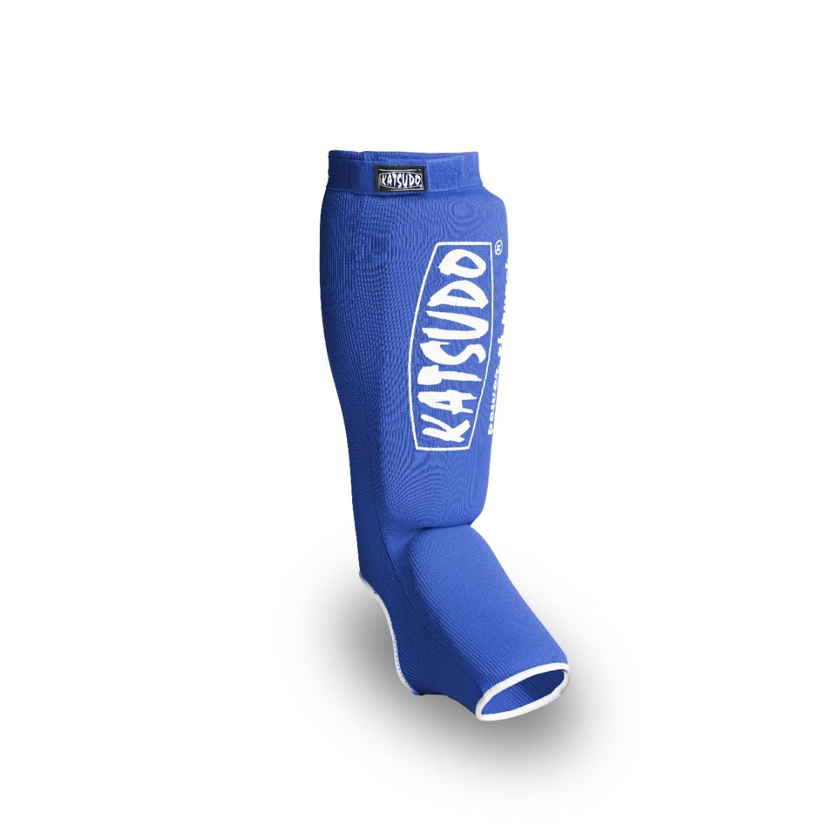 Katsudo Strike protectores de espinillas y empeine, azules