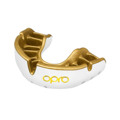 Opro Senior Gold protector bucal, blanco dorado