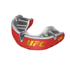 Opro Senior Gold UFC protector bucal, rojo plateado
