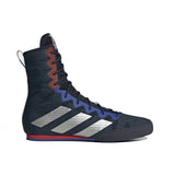 Adidas HOG 4 zapatillas de boxeo, azul marino-rojo