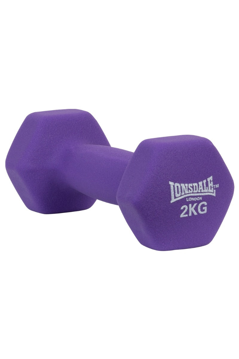 Lonsdale mancuerna recubierta de goma