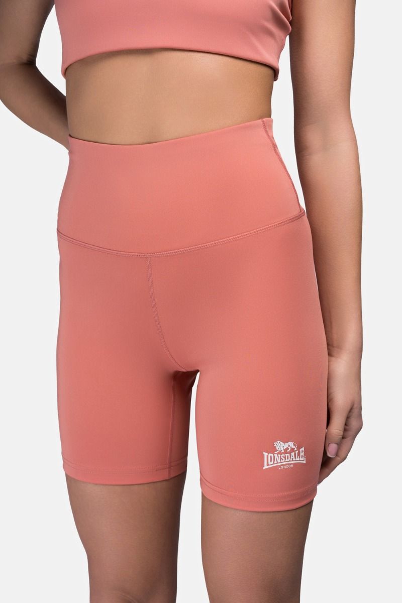 Lonsdale Ludwell pantalones cortos de compresión para mujer, terracota