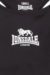 Lonsdale Wardour sujetador deportivo, negro