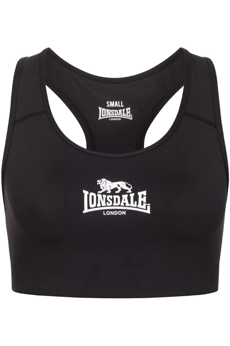Lonsdale Wardour sujetador deportivo, negro