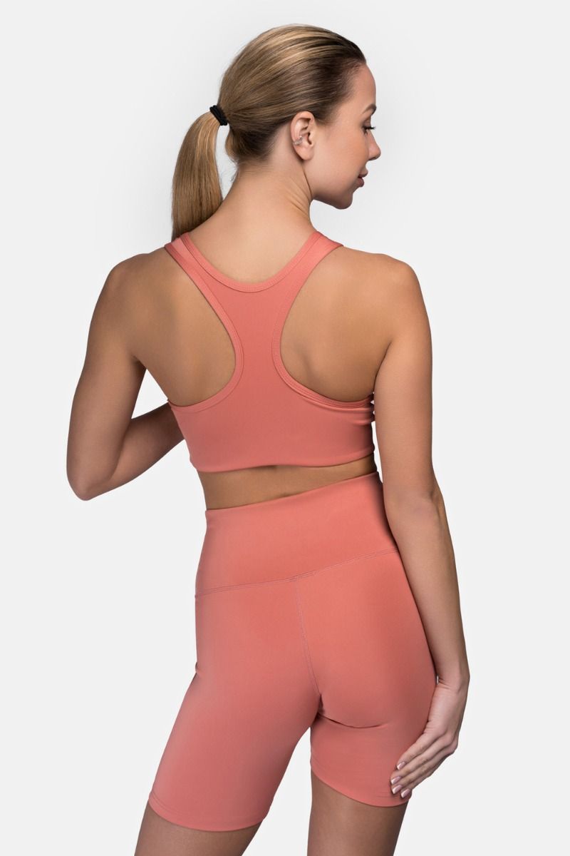 Lonsdale Wardour sujetador deportivo, terracotta