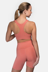 Lonsdale Wardour sujetador deportivo, terracotta