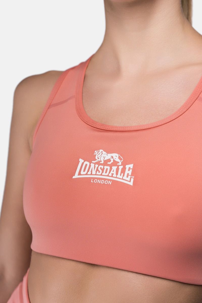 Lonsdale Wardour sujetador deportivo, terracotta