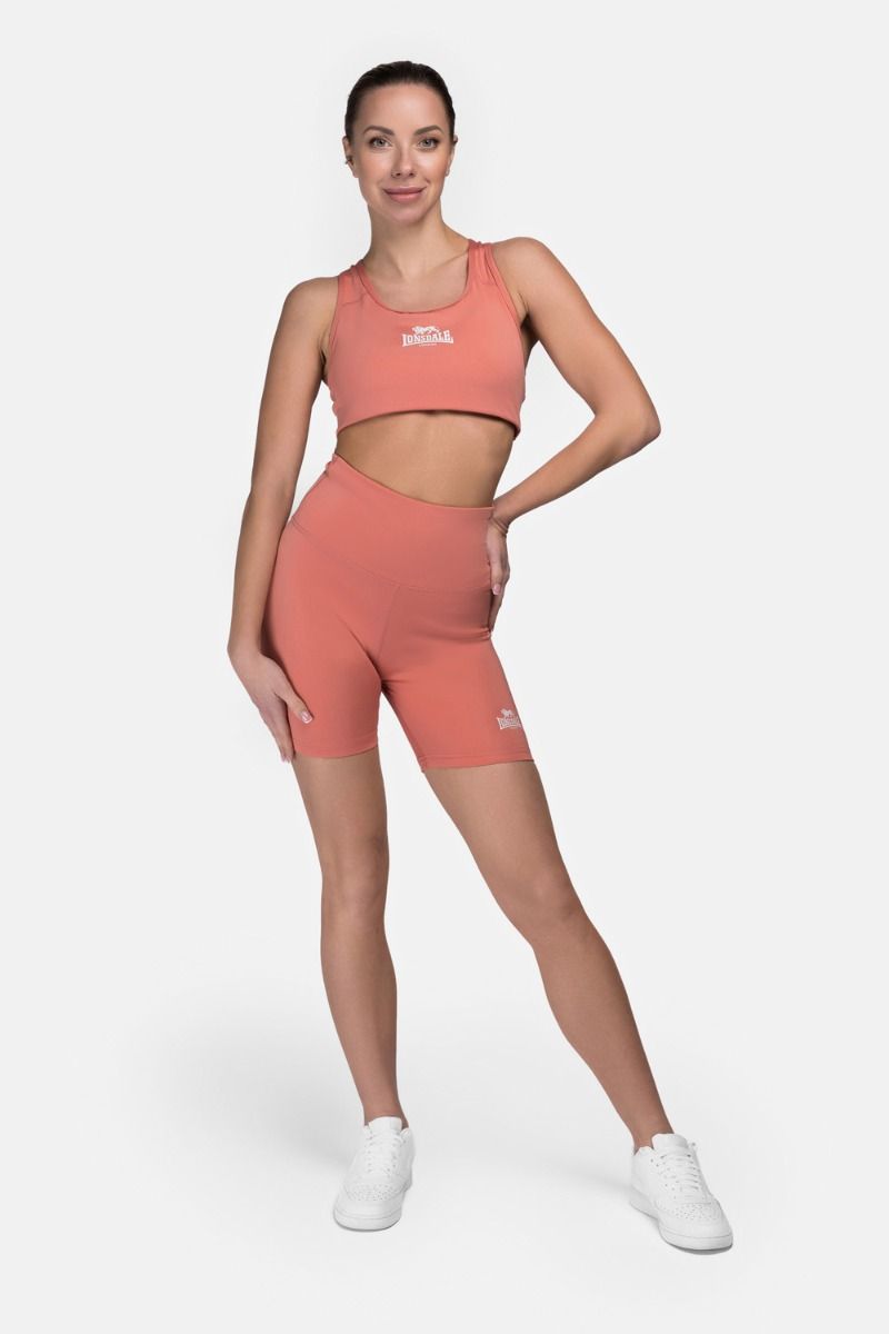 Lonsdale Wardour sujetador deportivo, terracotta