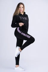 Lonsdale Clashmore mallas para mujer, negras