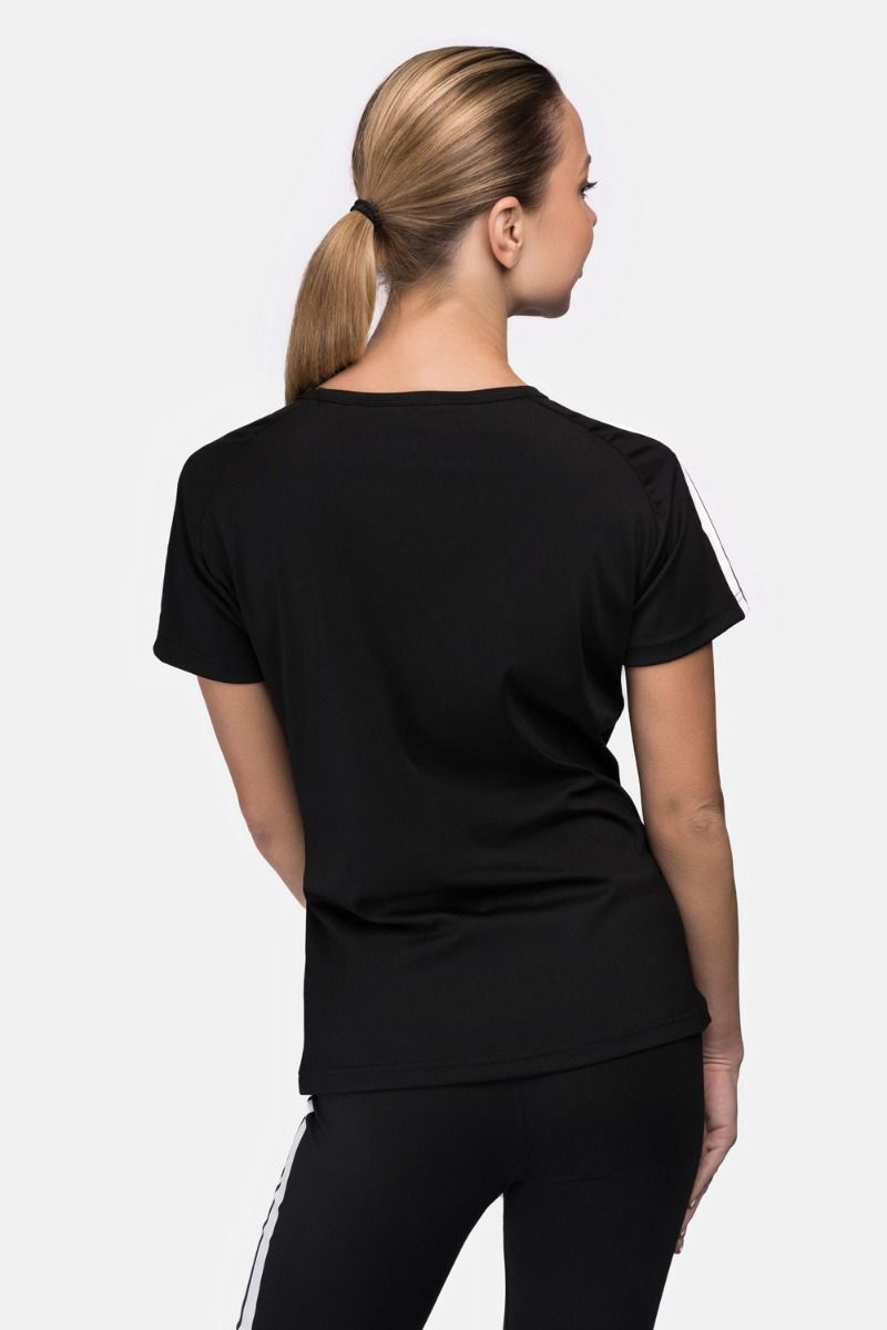 Lonsdale Halyard camiseta funcional para mujer, negra