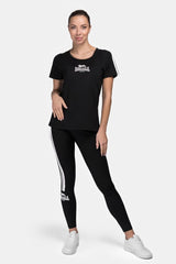 Lonsdale Halyard camiseta funcional para mujer, negra