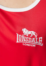 Lonsdale camiseta de boxeo sin mangas, roja