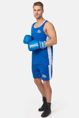 Lonsdale camiseta de boxeo sin mangas, azul