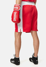 Lonsdale pantalones cortos de boxeo, rojos
