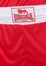 Lonsdale pantalones cortos de boxeo, rojos