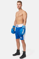 Lonsdale pantalones cortos de boxeo, azules