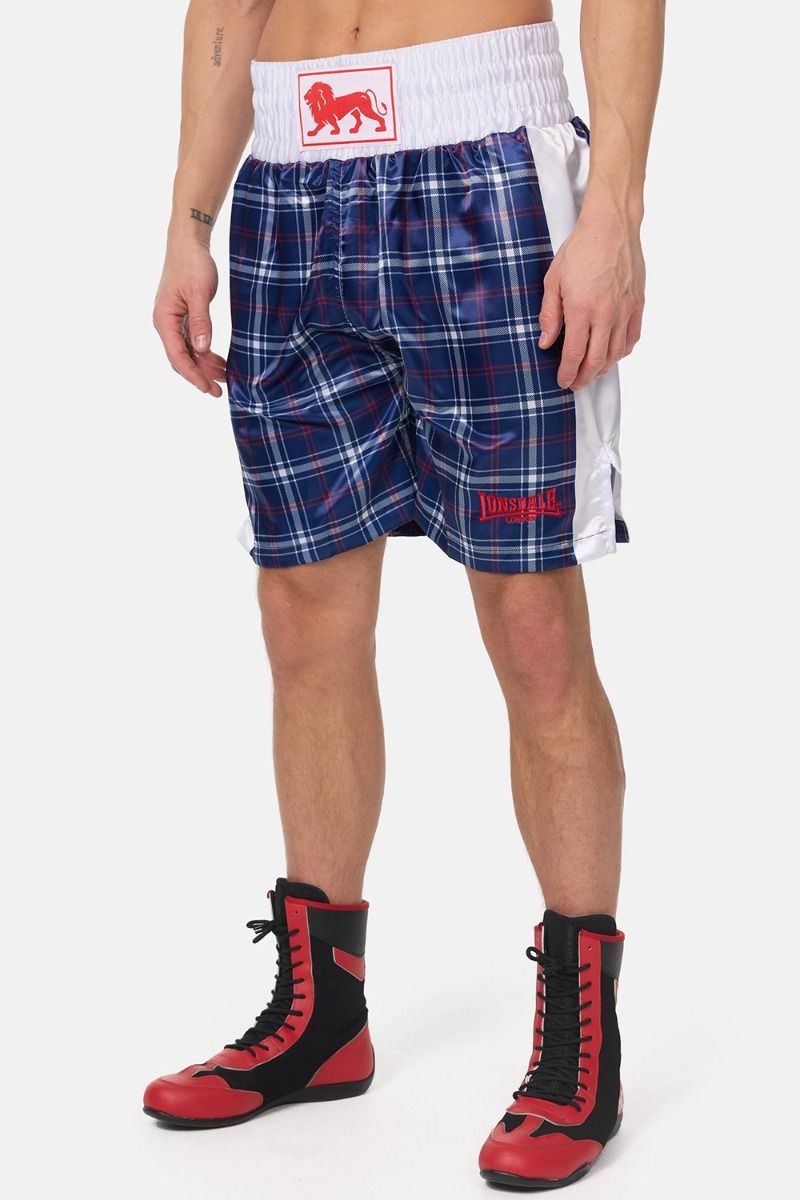 Lonsdale Spaxton pantalones cortos de boxeo, azules