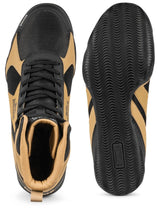 Lonsdale Heskin zapatillas de boxeo, negro-marrón