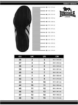 Lonsdale Heskin zapatillas de boxeo, negro-gris