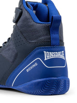 Lonsdale Rufford zapatillas de boxeo, negro-azul