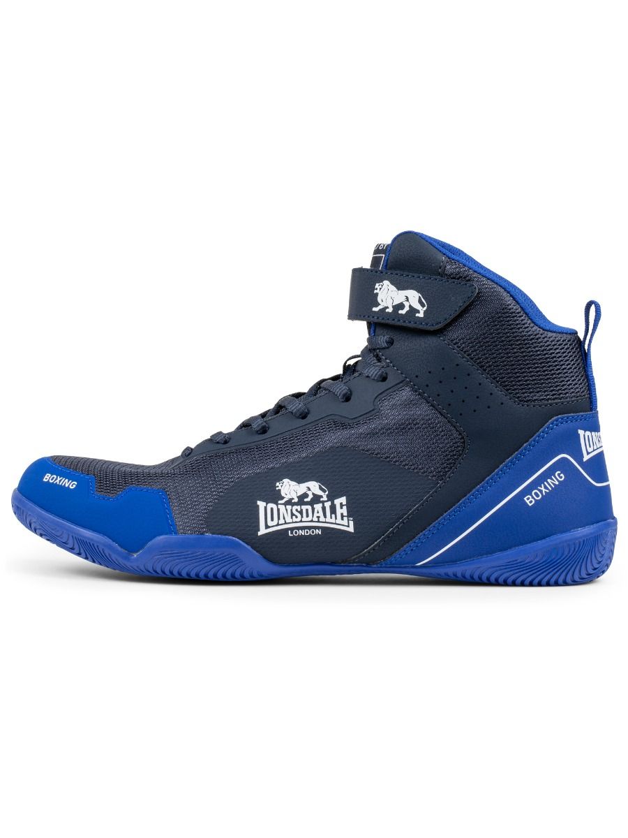 Lonsdale Rufford zapatillas de boxeo, negro-azul