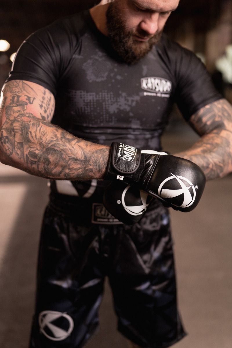 Katsudo Revenge guantes mma, negro blanco