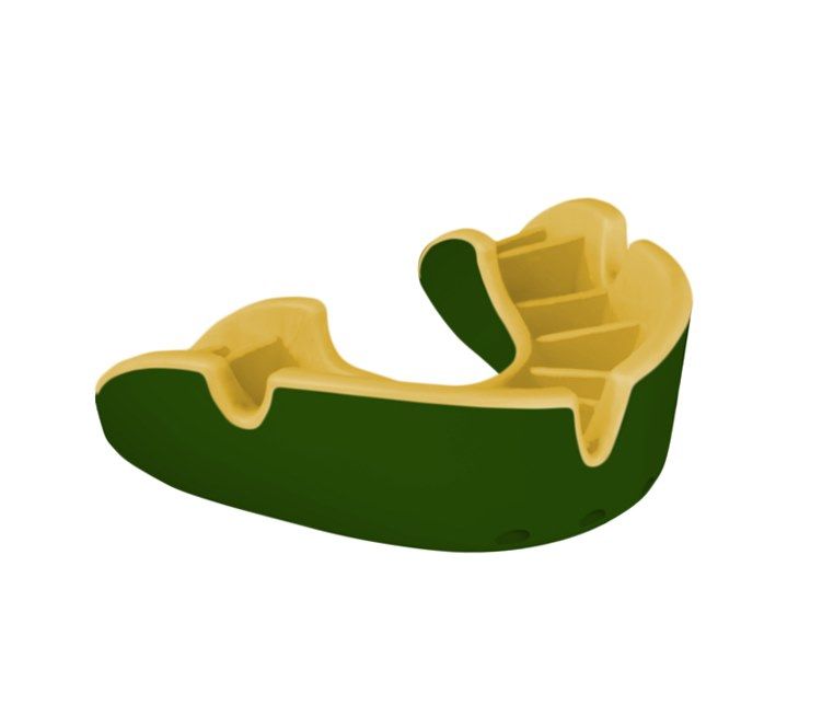 Opro Junior Silver protector bucal infantil, verde-dorado