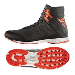 Adidas Speedex 16.1 Boost zapatillas de boxeo, negro-rojo