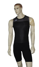 Adidas Leistung mono de halterofilia para hombre, negro