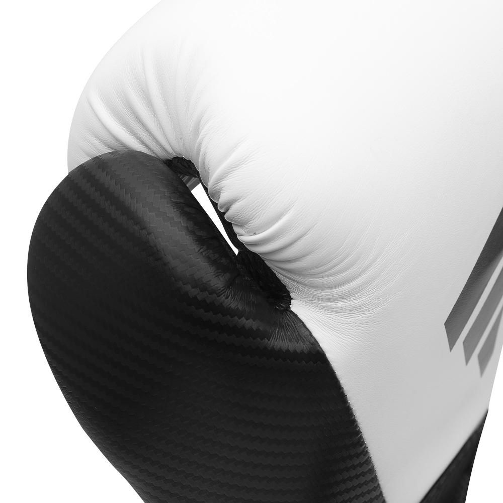 Adidas Hybrid 250 guantes de boxeo, blanco-negro