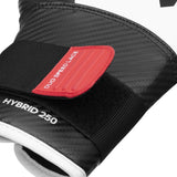 Adidas Hybrid 250 guantes de boxeo, blanco-negro
