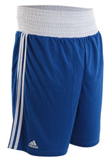 Adidas AIBA II pantalones cortos de boxeo, azules