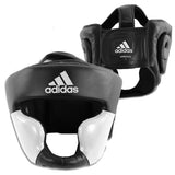 Adidas Response casco de boxeo, blanco-negro